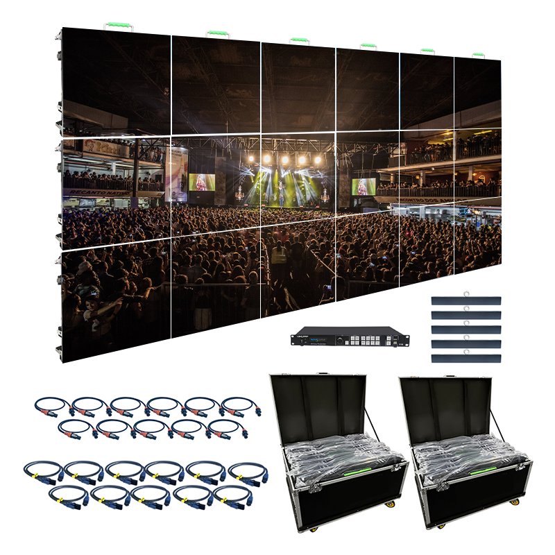 P3.91 LED Rental Display Screen Board High Refresh Rate 500x500 Stage Outdoor Waterproof LED Video Wall Panel