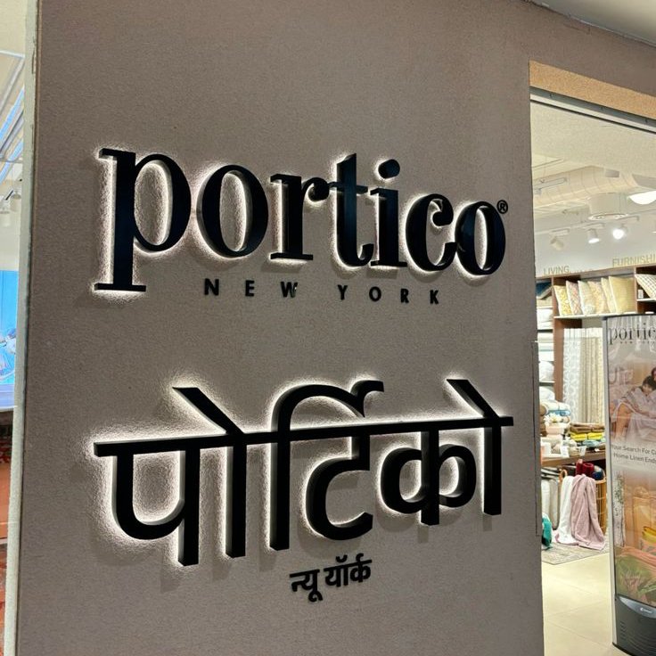 fast delivery salon decor reception signage wall logo signs advertising outdoor store front sign sign board led light