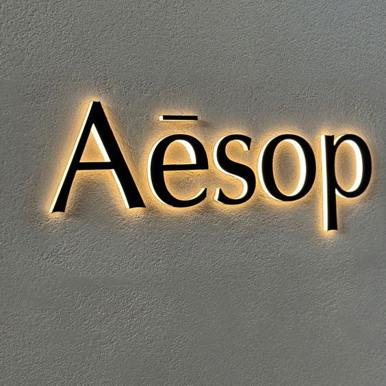 fast delivery salon decor reception signage wall logo signs advertising outdoor store front sign sign board led light