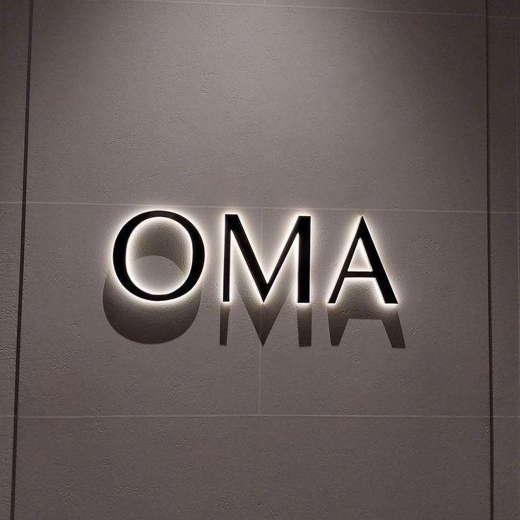 fast delivery salon decor reception signage wall logo signs advertising outdoor store front sign sign board led light