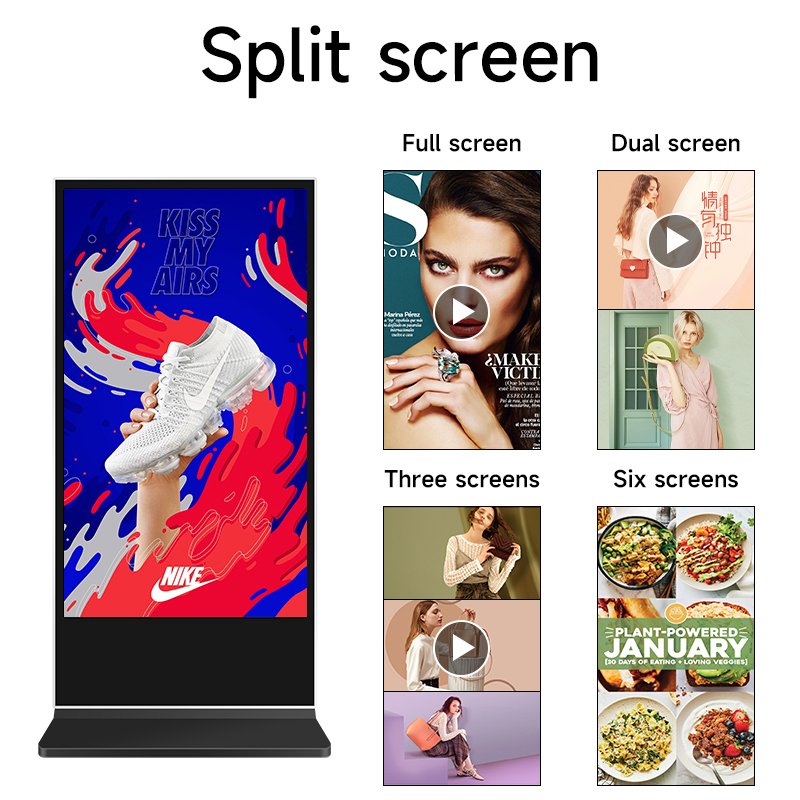 43 50 55 65 inch LCD Digital Signage and displays HD Poster lcd kiosk 4k indoor advertising player HD touch screen kiosk