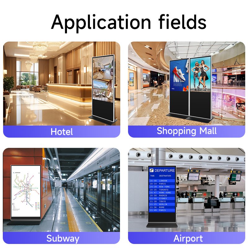 43 50 55 65 inch LCD Digital Signage and displays HD Poster lcd kiosk 4k indoor advertising player HD touch screen kiosk
