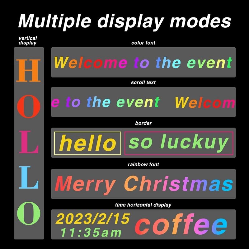 Programmable Led Sign Price Number Billboard Scrolling Text Bus Destination P2.5 P3 P3.33 P5 Digital Number Led Display Board
