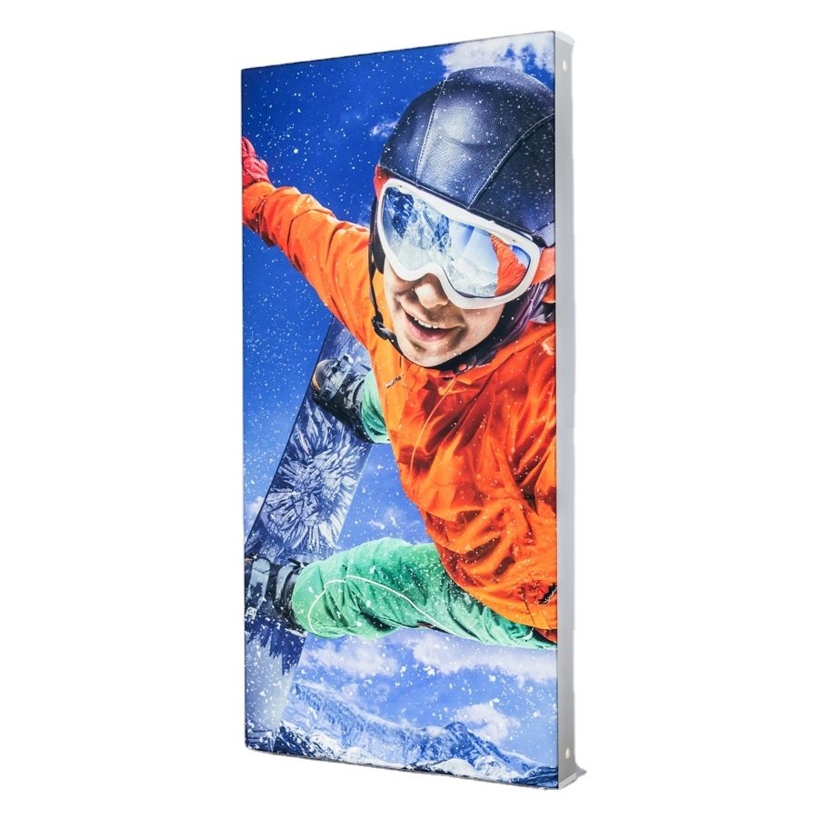 Outdoor Advertising Led Light Box Aluminium Frame Billboard Fabric Soft Picture Easy Install LED Backlight Advertising Light Box