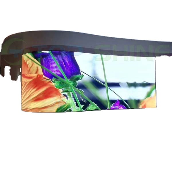 P1.25/1.5/1.86/2/2.5/3/4 indoor flexible billboard digital display customized led video wall curved panel P2 3840Hz LED screen