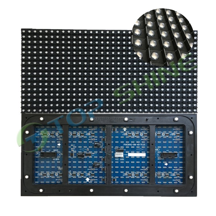 Outdoor DIP346 RGB Text Display LED Price Board 8500cd P10 320*160mm LED Display Module