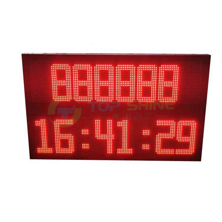Outdoor DIP346 RGB Text Display LED Price Board 8500cd P10 320*160mm LED Display Module