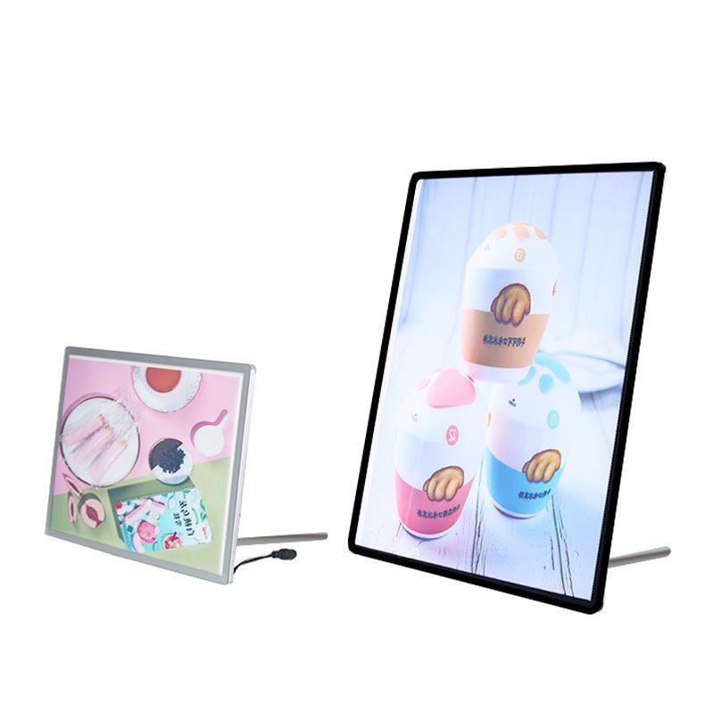 Customized Led Glass Lightbox Slim Acrylic Board Advertising Brands A4 Size For Restaurant Menu Board Price List