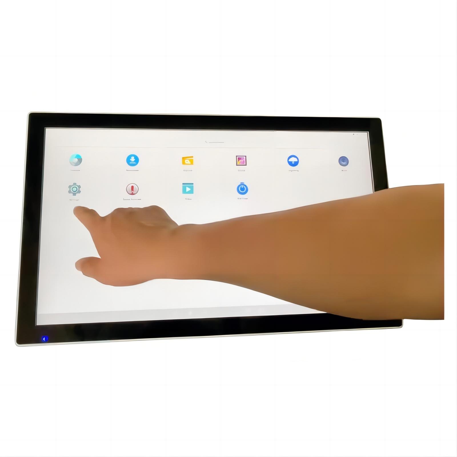 Android Windows TFT 21.5Inch Advertising Display Touch Screen Wifi 4G Wall-Mounted Monitor Media Player Digital Signage Screens