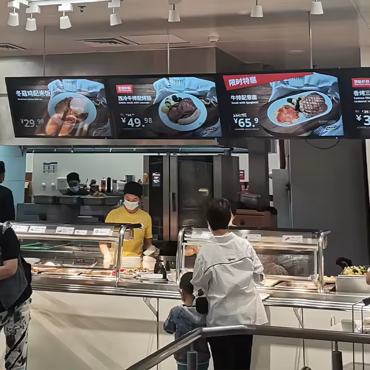 android smart display 49'' 55'' 65'' touch screen advertising display ad screen commercial display lcd panel BOE digital