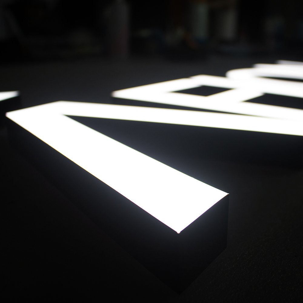 Custom Office Acrylic Sign Business Led Store Signs Wall 3D Raised Channel Letters Logo Lighted Indoor Brand Sign