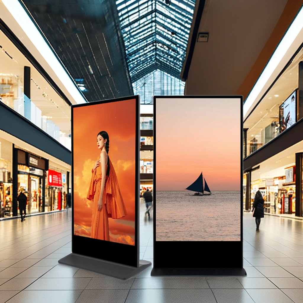 Teasung Custom lcd screen advertising32-75inch digital display interactive board wifi indoor 4K display screens for whiteboards