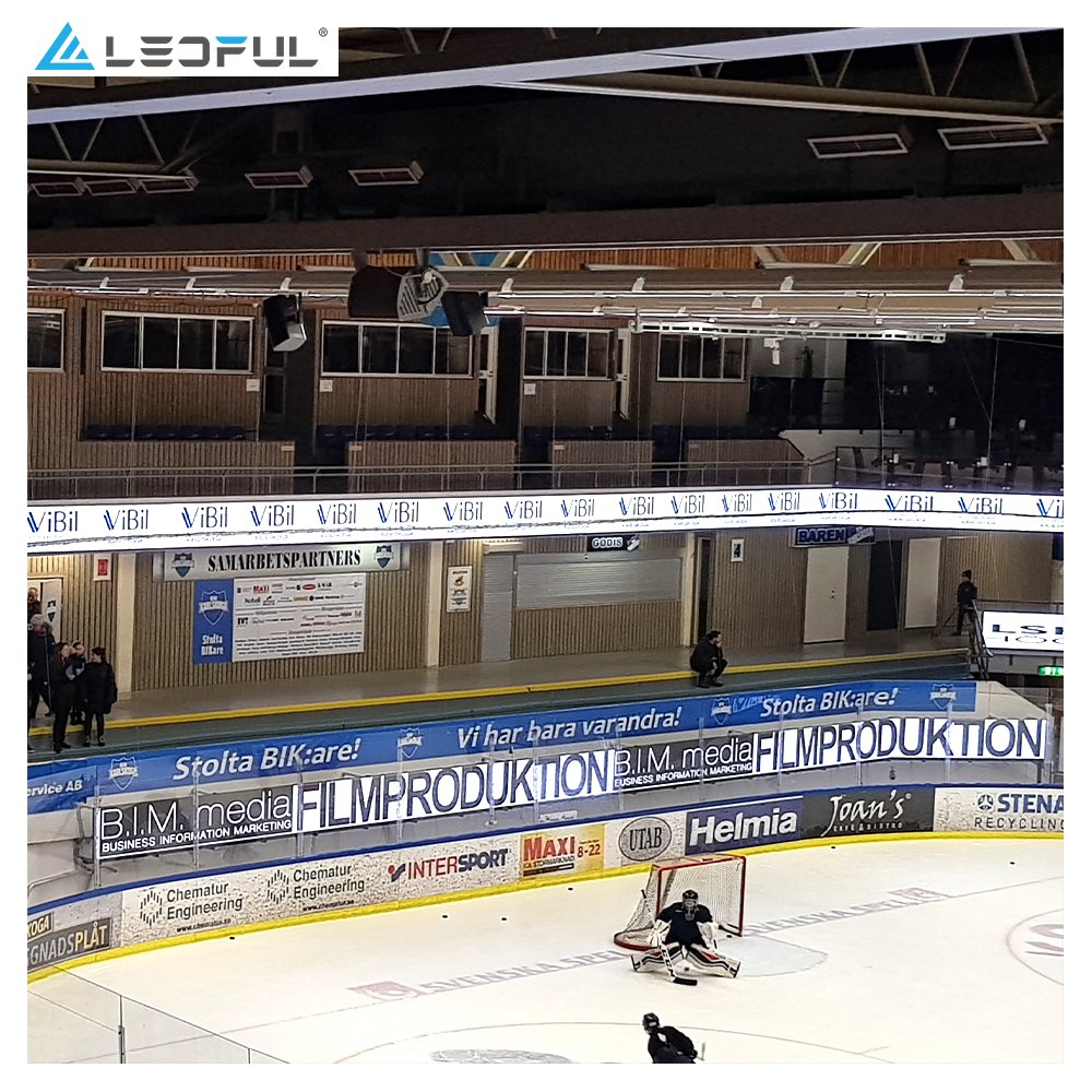 High Brightness Outdoor 960X960MM P5 P6.67 P8 P10 P16MM LED Advertising Sports Football Perimeter Stadium LED Display Screen