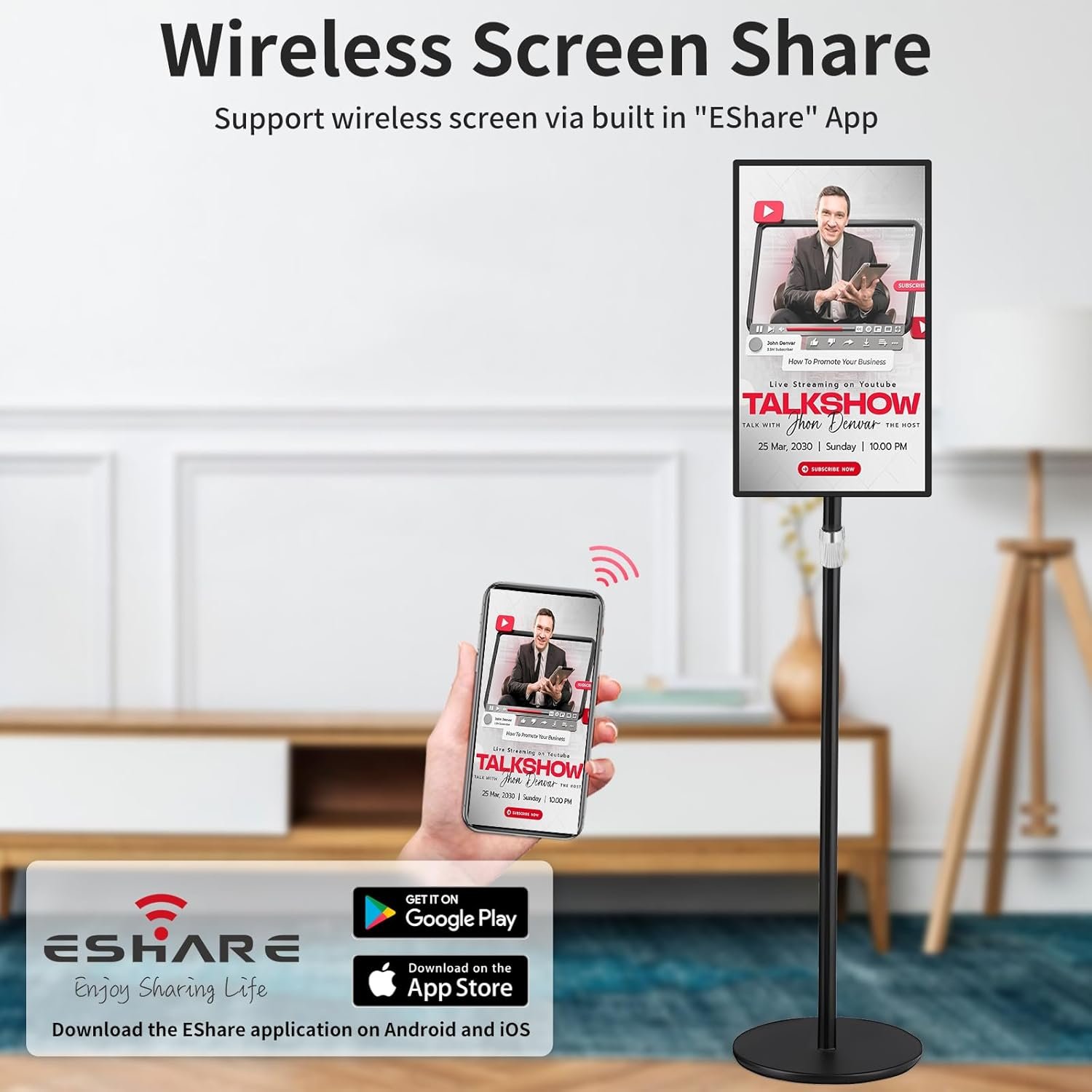 Lcd Advertising 32inch Live Stream Machine Professional Broadcast Video Streaming Tiktok Live Streaming Equipment Digital Signag