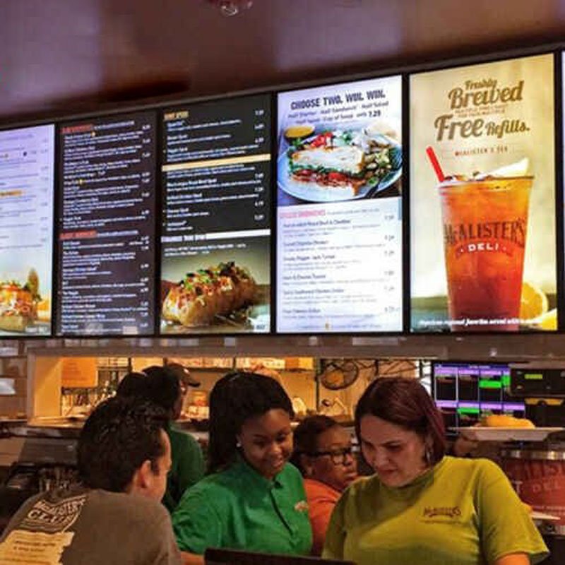 A1 LED Aluminum Menu Light Box Slim Advertising Display Board for A4 Size Restaurant Menus Indoor Use Glass Front Panel Model A2