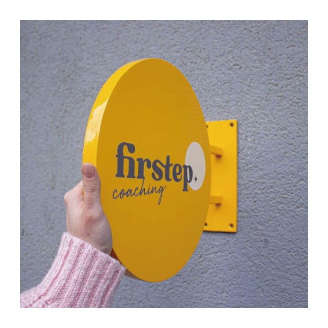 Custom Pattern Durable Blade Sign Non-Illuminated for Outdoor Side Blade Sign Storefront Advertising Display