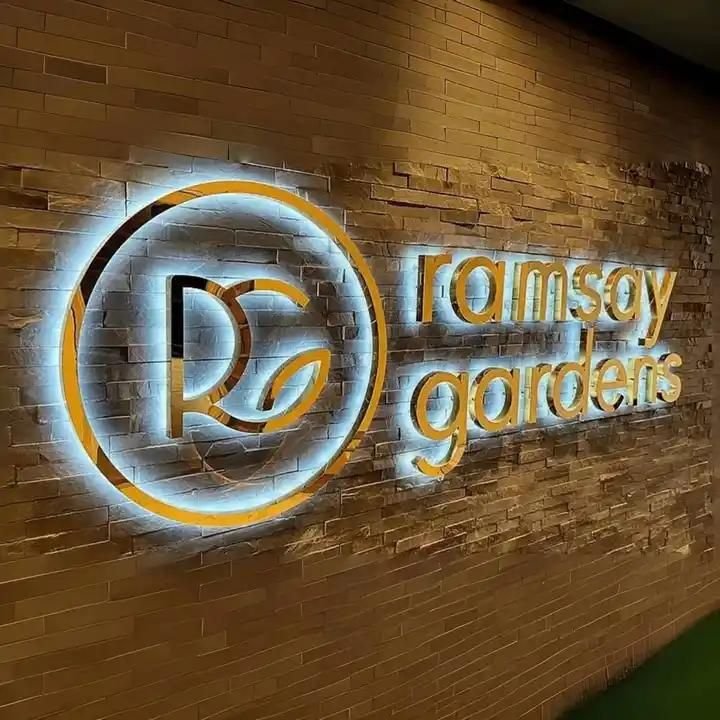 3d stainless steel letters led sign board outdoor advertising backlit channel letters business sign custom