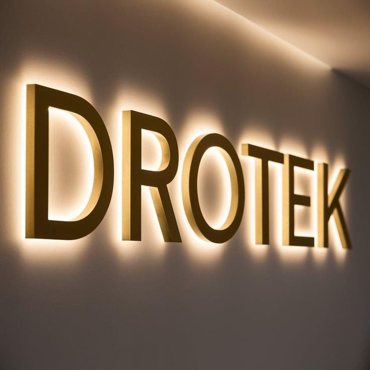 3d stainless steel letters led sign board outdoor advertising backlit channel letters business sign custom