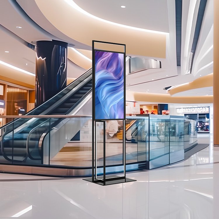43 inch digital signage board touch stand free digital signage lcd digital signage standing floor