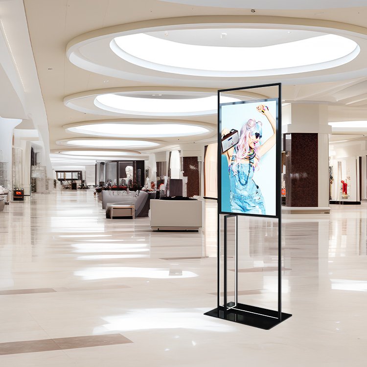 43 inch digital signage board touch stand free digital signage lcd digital signage standing floor