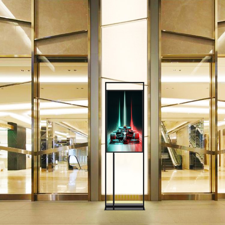 43 inch digital signage board touch stand free digital signage lcd digital signage standing floor