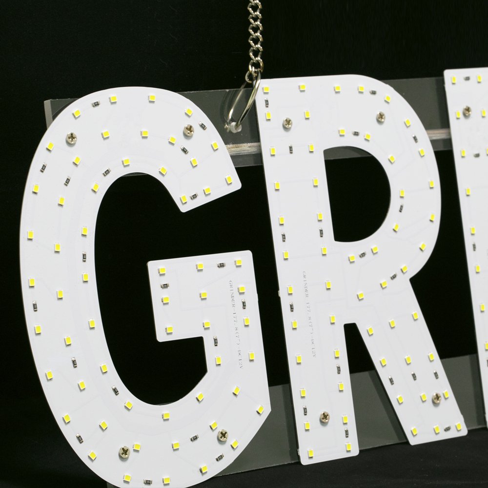 3D LED backlight sign Logo Sign Board Custom Led Backlit Display Signage Advertising Window led pcb sign board