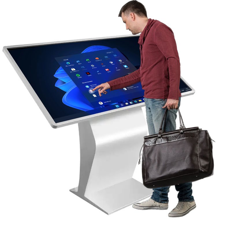 New Floor Standing interactive floor kiosk Touch Screen 32/43/55Inch Information totem For Shopping Mall Marketing advertising