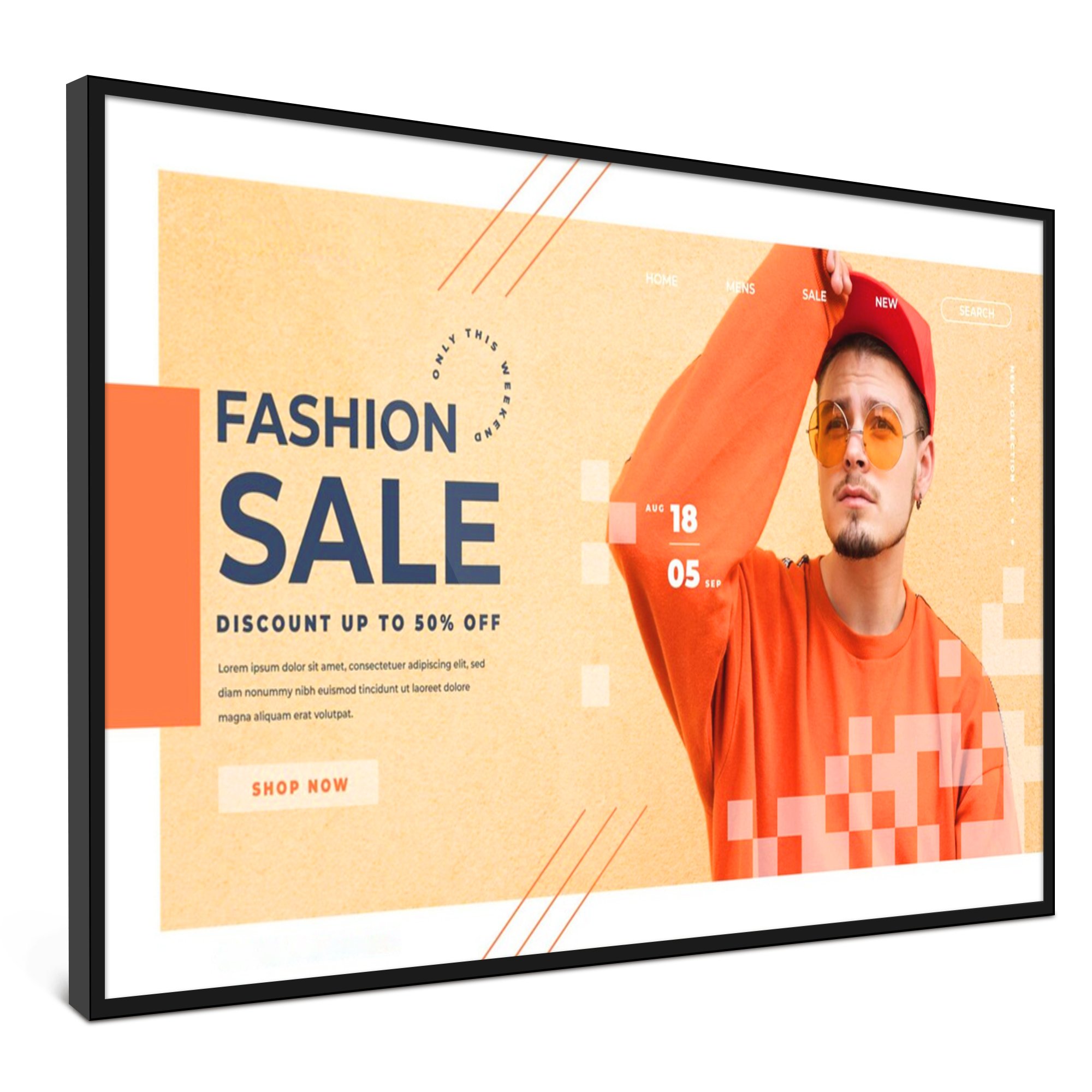Digital Signage Display 1000nits mini Led Competitive Wall Mount Menu Board 55 Inch Touch Screen Full Screen High Quality