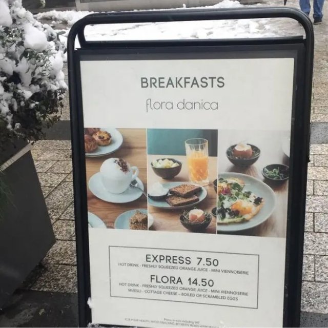 Hot Sale Pavement Sign Board Frame Poster Display For Advertising