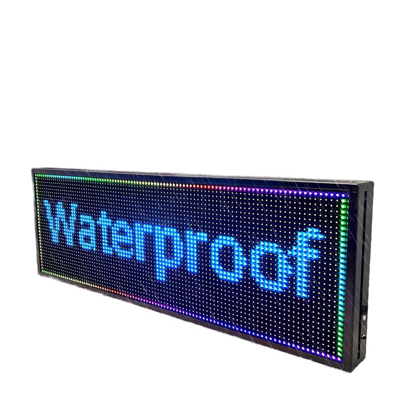 Outdoor LED Display Screen Moving & Scrolling Message Sign for Self-Service Business & Welcome Display