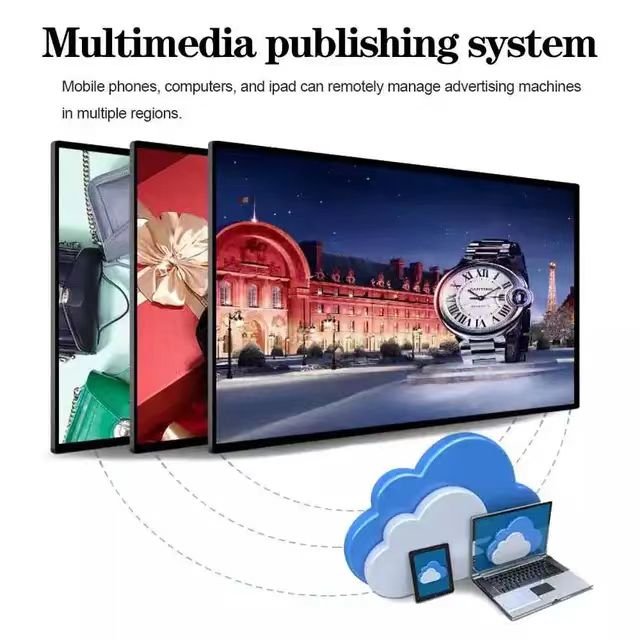 Outdoor Floor Stand Digital Menu Board Display Totem Lcd Advertising Screens Digital Signage