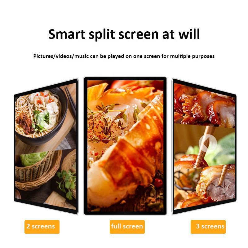 21.5 Inch Wall-Mounted Android Advertising Display LED Digital Signage LCD Screen Capacitive Aluminum advertising board