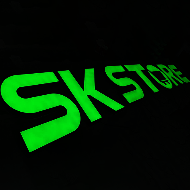Custom 3d letter Led Illuminated logo stainless steel Sign Face lighting 3d Signage Advertising outdoor led Sign for business
