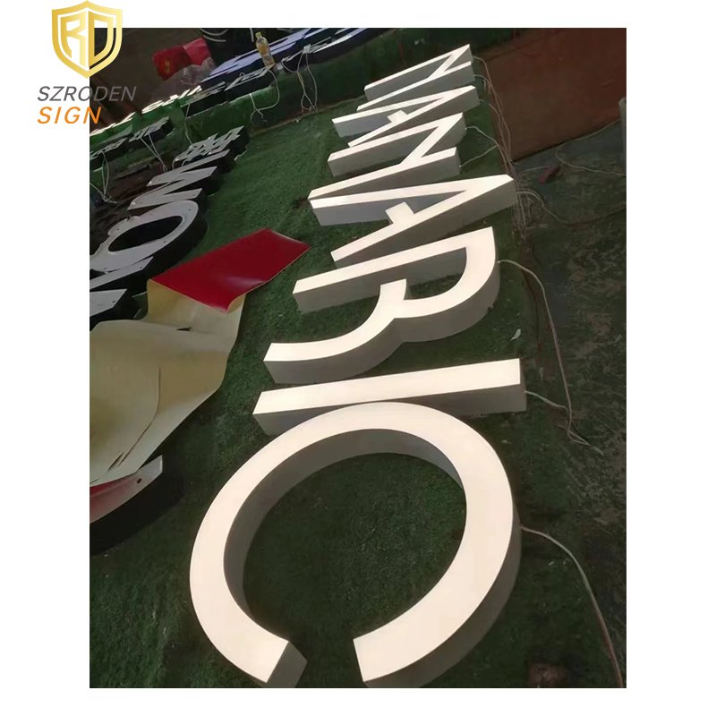 Acrylic Full Led Letters Custom Acrylic Board Led Sign Letters For Store Business Sign