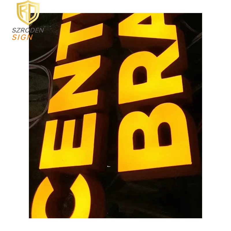 Acrylic Full Led Letters Custom Acrylic Board Led Sign Letters For Store Business Sign