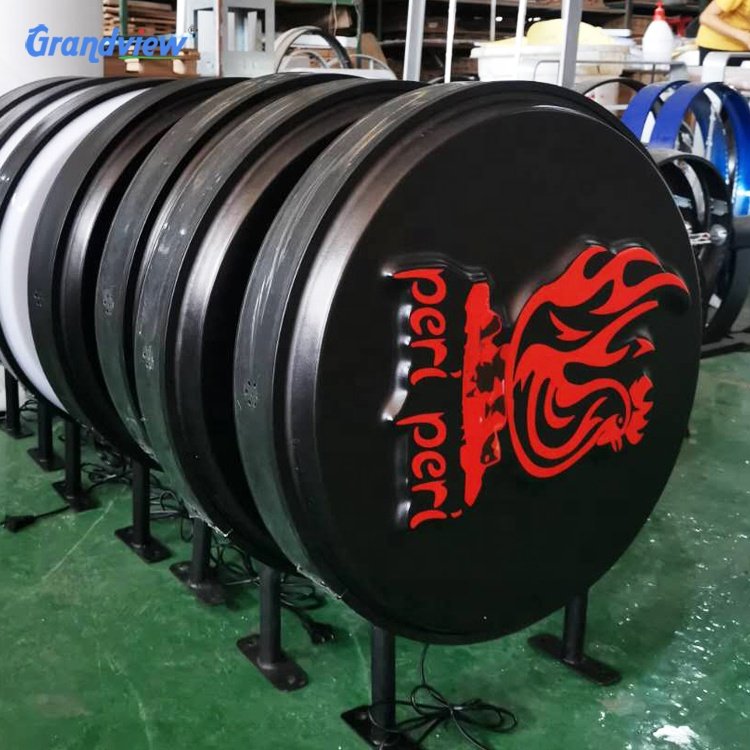 2020 advertising vacuum forming acrylic light box led sign board
