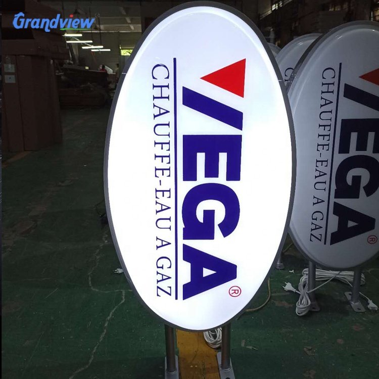 2020 advertising vacuum forming acrylic light box led sign board