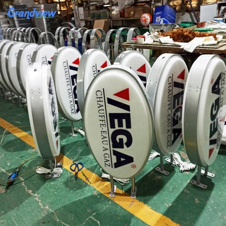 2020 advertising vacuum forming acrylic light box led sign board