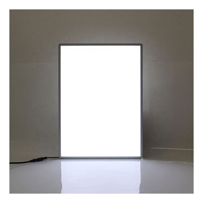 Slim LED Display Light Box Slim Advertising Movie Poster Light Box with Snap for Menu Price List Display