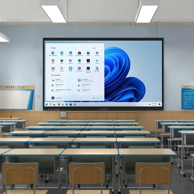 55 65 75 85 86 98 110 Inch Pen Finger Touch Interactive Flat Panel 4k Lcd Digital Interactive Smart Boards For Schools Teaching