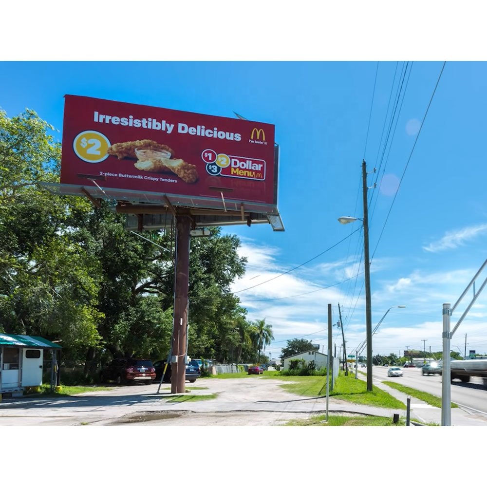 Energy Saving Large 8X8 P8 Smd Led Rgb Aluminum Panels Screen Advertisement Board Traffic Advertising Display Signboard