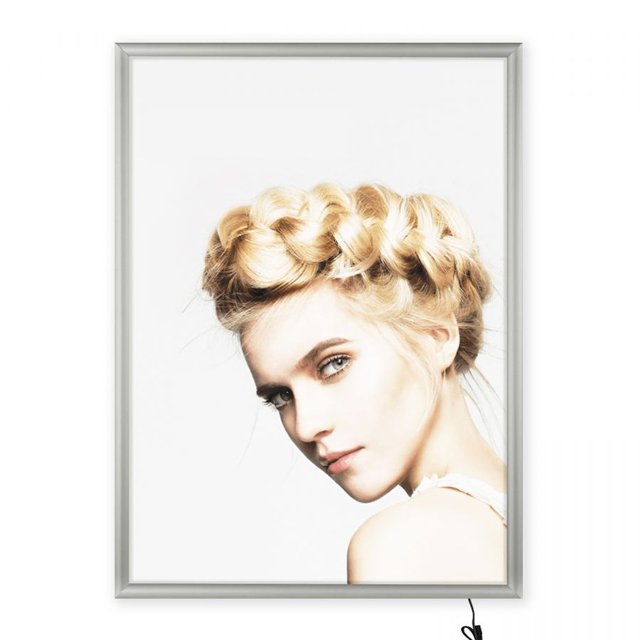 Wholesale Aluminum Movie Theater Photo Frame Led Advertising Board Led Backlit Light Box With Snap Frame