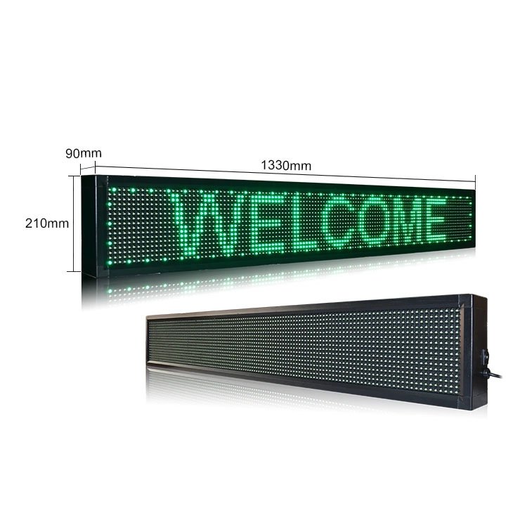 67X19CM Indoor wifi LED Color Message Display Led programable Moving text led sign board large P10 led scrolling display