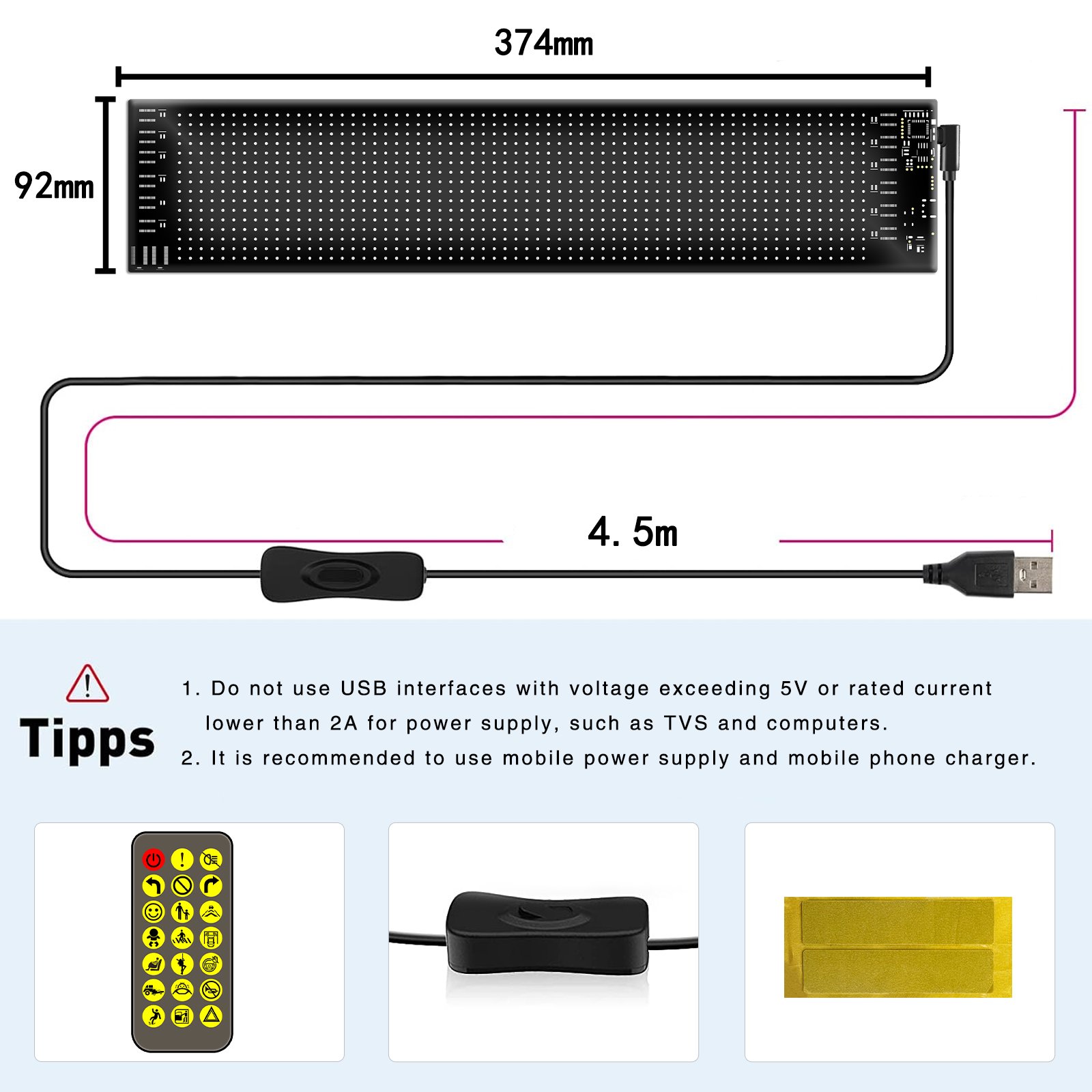 Car LED Display On Car Taxi Glass Back Advertising Rear Window Soft Digital Transparent Car RGB Led Screen Display Sign Panel