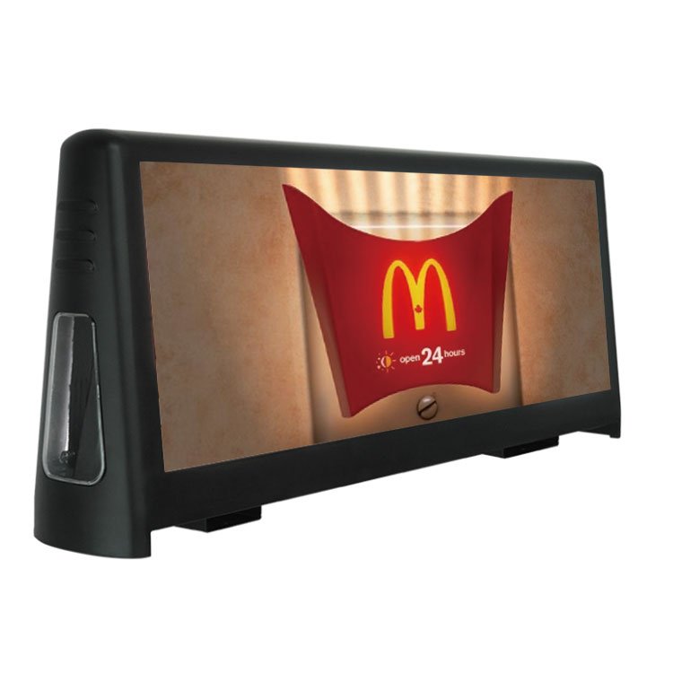 Customized car led advertising screen high protection full color waterproof car led display board