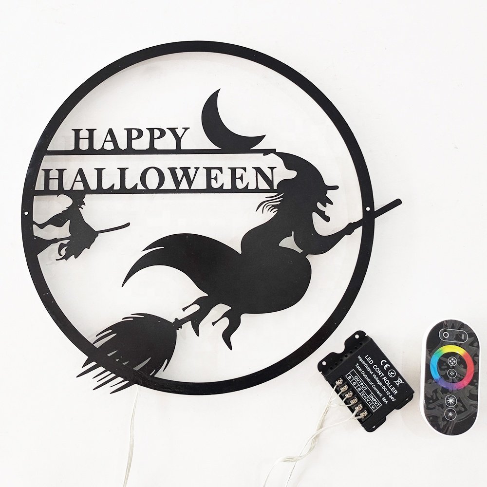 OUX Backlit Letter Signage Wall Metal Illuminated Logo Board Restaurant Signboard Designs for Shops 3D LED Outdoor Sign Board