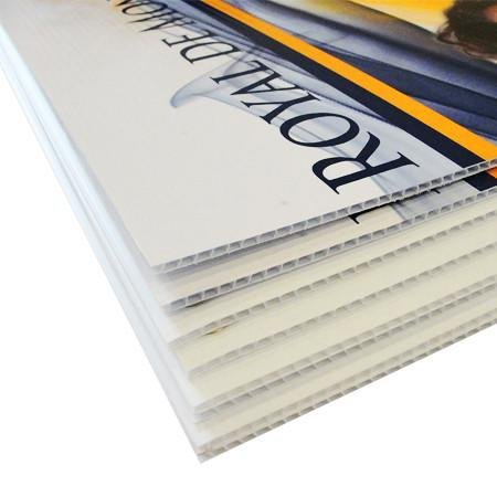 Advertising sign board corrugated plastic signs 4x8
