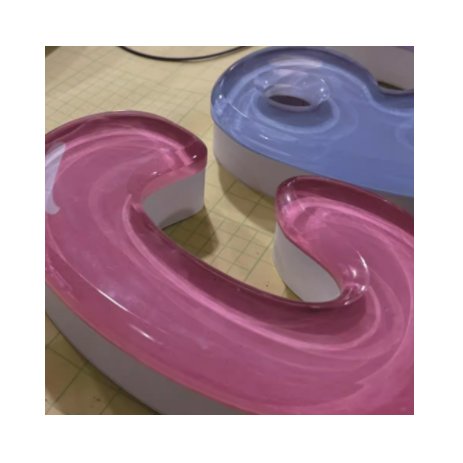 Acrylic Jelly Channel Letters Frontlit Sign Custom 3d Channel Letters Colorful Acrylic Letters Sign Board