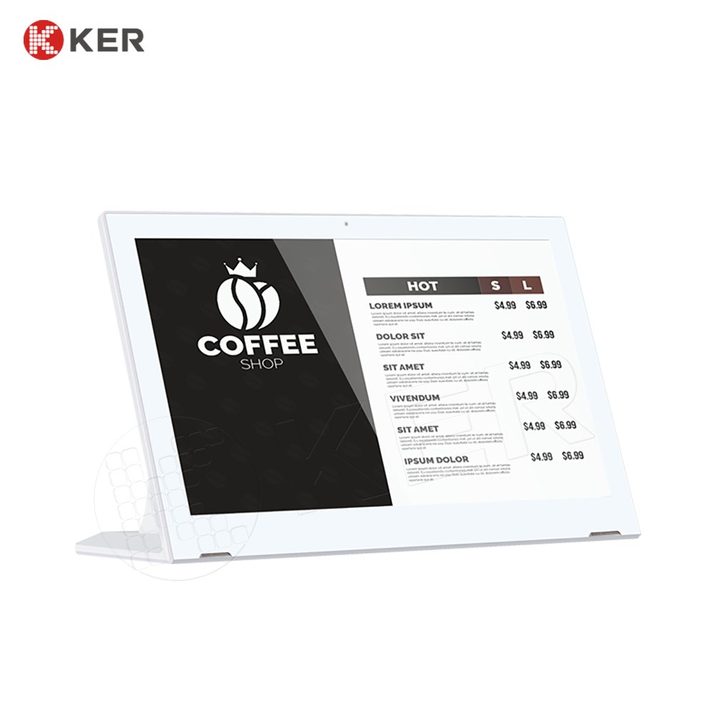 High Definition lcd advertising display menu board lcd tablet touch order screen boards for restaurant coffee shop