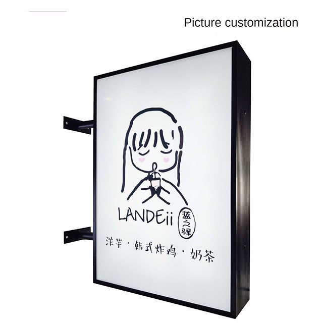 Outdoor Turning Board Lightbox Advertising Light Box Led Sign 3d Acrylic Led Light Box Advertising Equipment